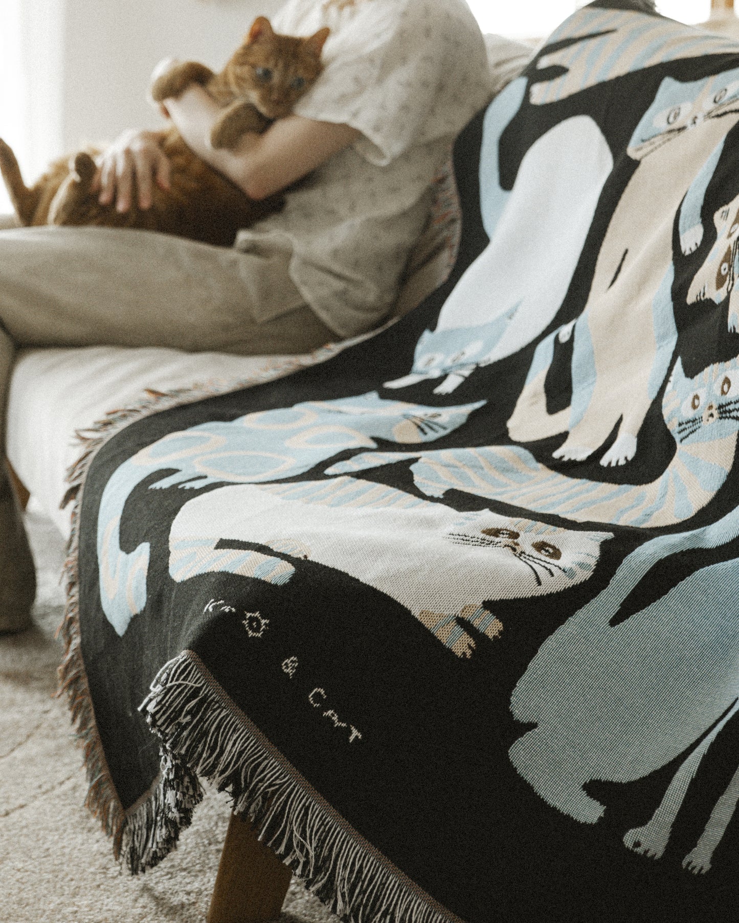 MULTI BLANKET “nekomoyou” / 坪井香保里