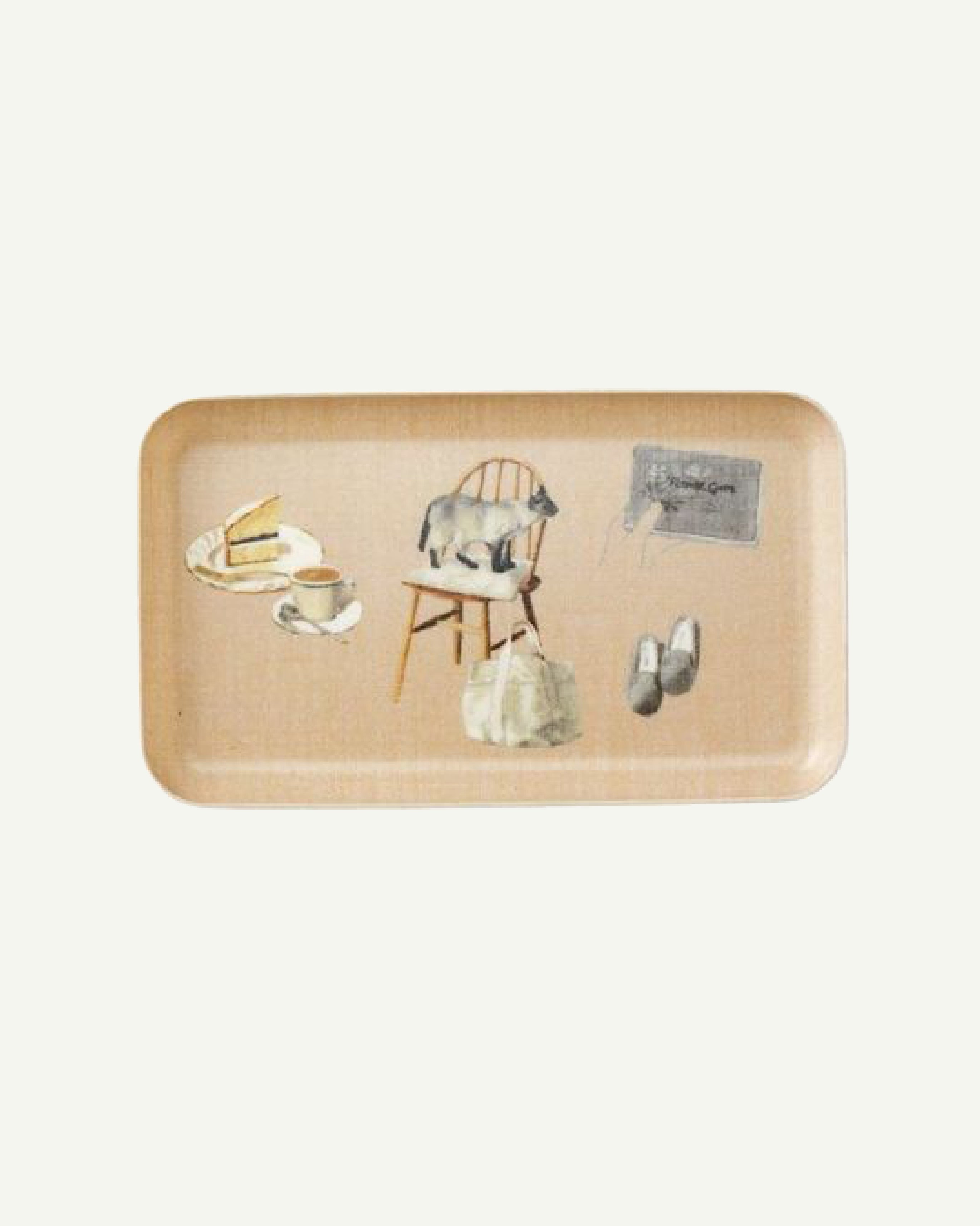 LINEN TRAY S - 猫との暮らし -