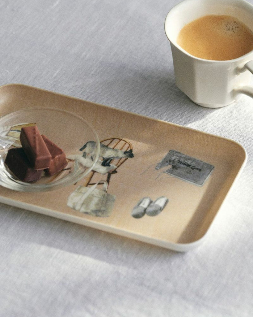 LINEN TRAY S - 猫との暮らし -