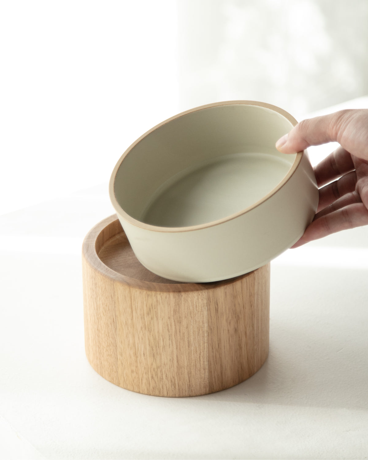 HM BOWL / 白藍（藍灰色）【出清品】