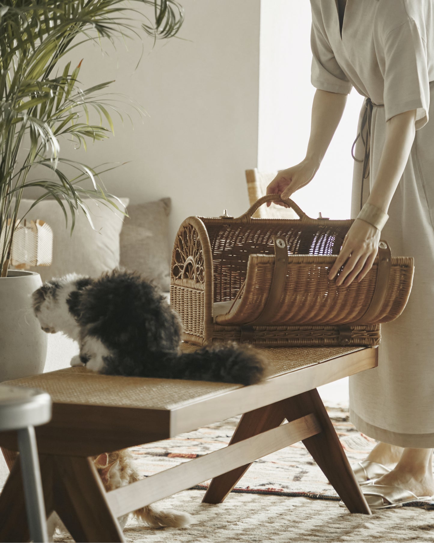 RATTAN CARRY BAG