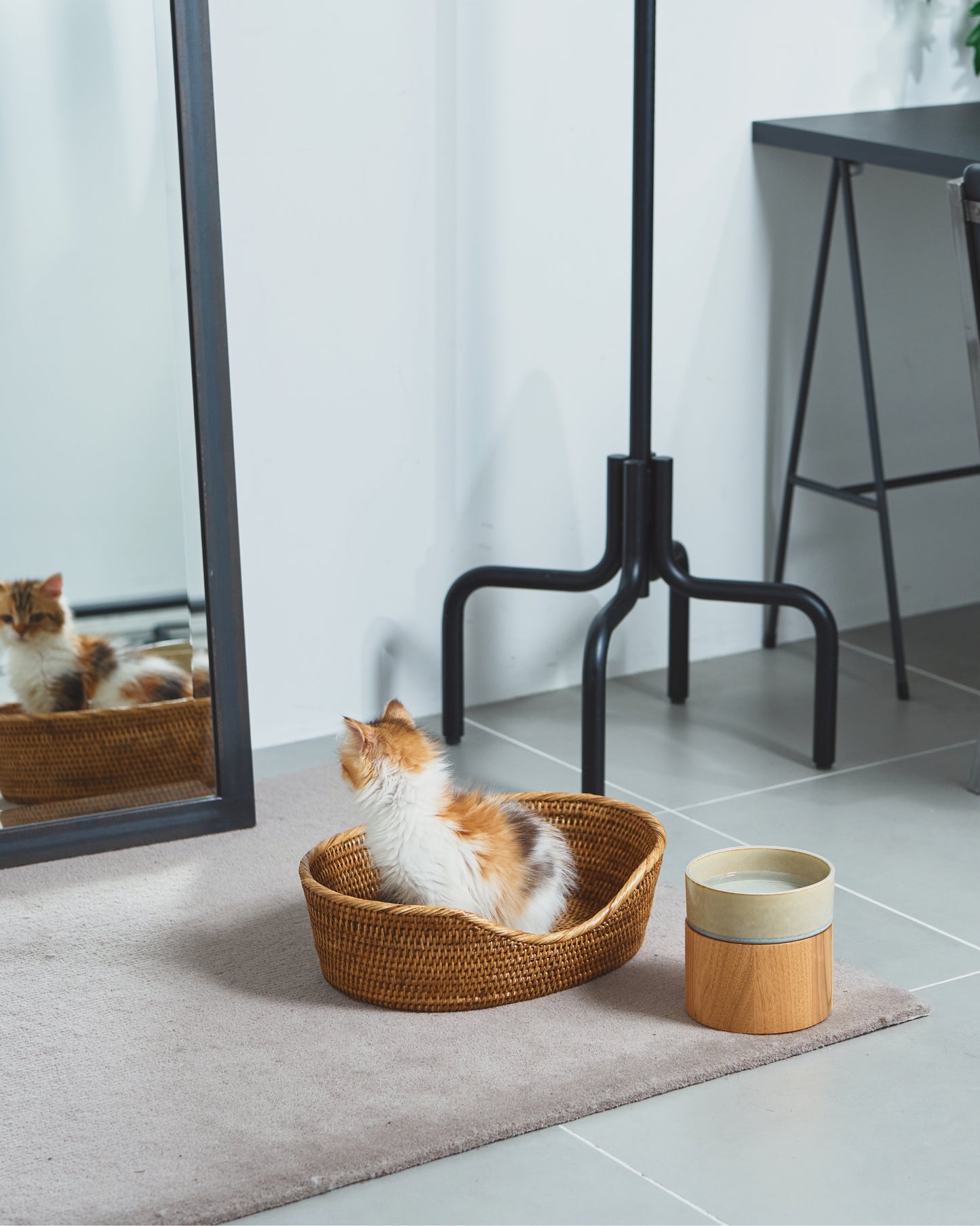 RATTAN PET BED