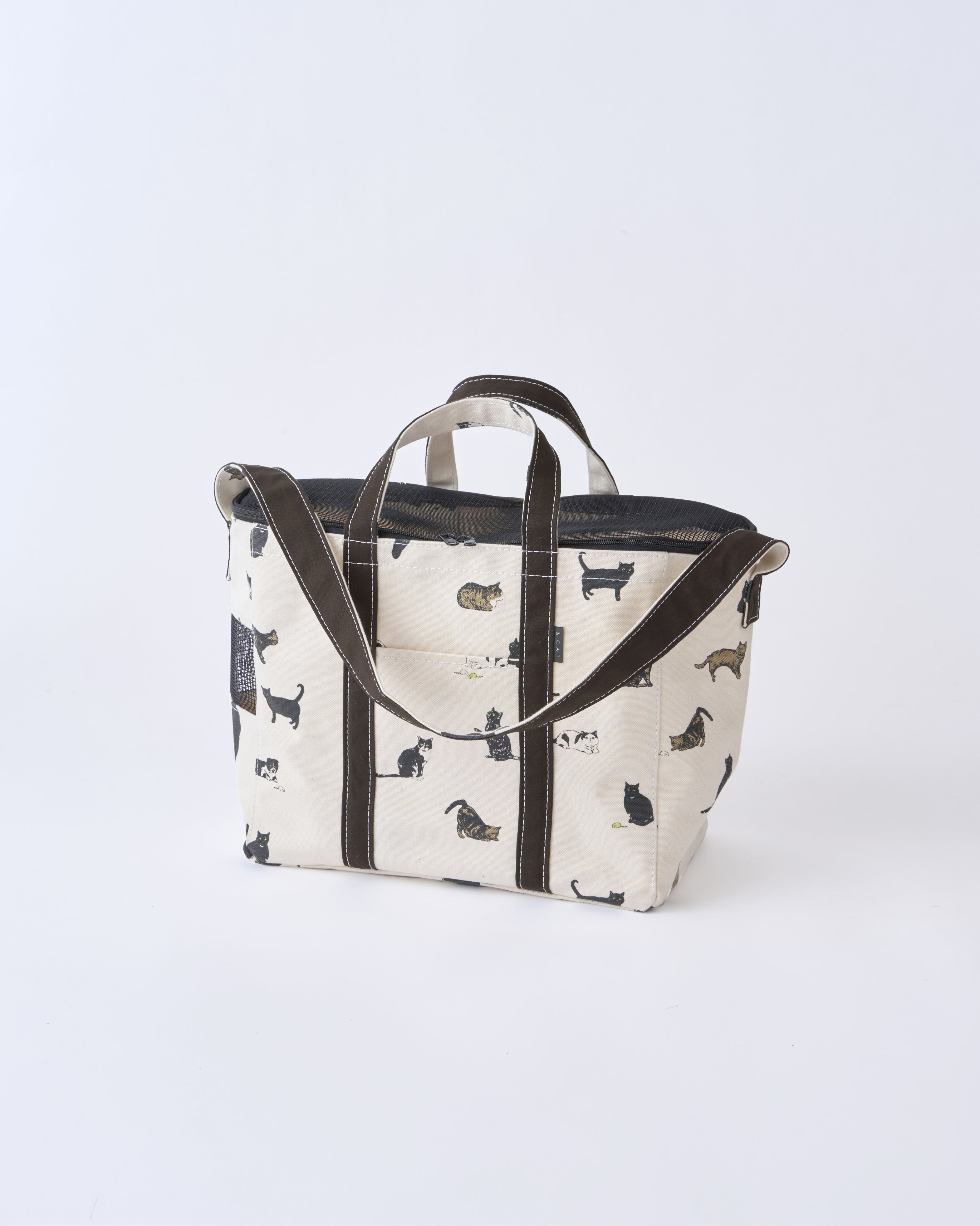 CARRY TOTE BAG ｜ TEMBEA × &CATの猫用キャリーバッグ。通院や